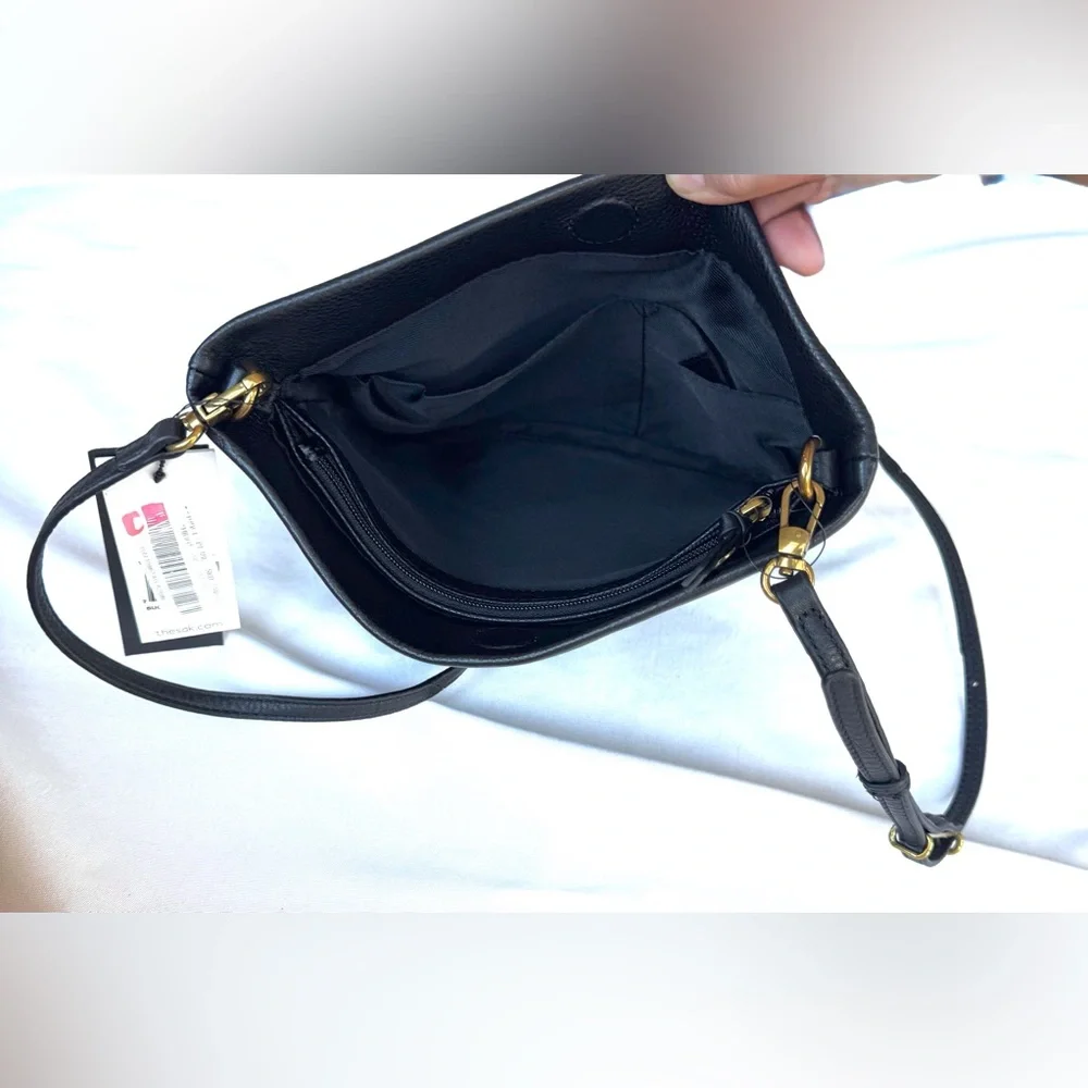 NWT The Sak Tomboy Crossbody Bag w Detachable Adjustable Strap Midnight Black - Picture 4 of 12